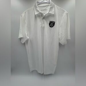 Port Authority White Polo Winterhawks Hockey‎ Logo Shirt Men’s Small NWOT